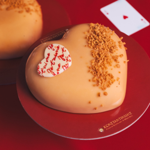 Εικόνα για Τούρτα σε Σχήμα Καρδιάς Biscoff