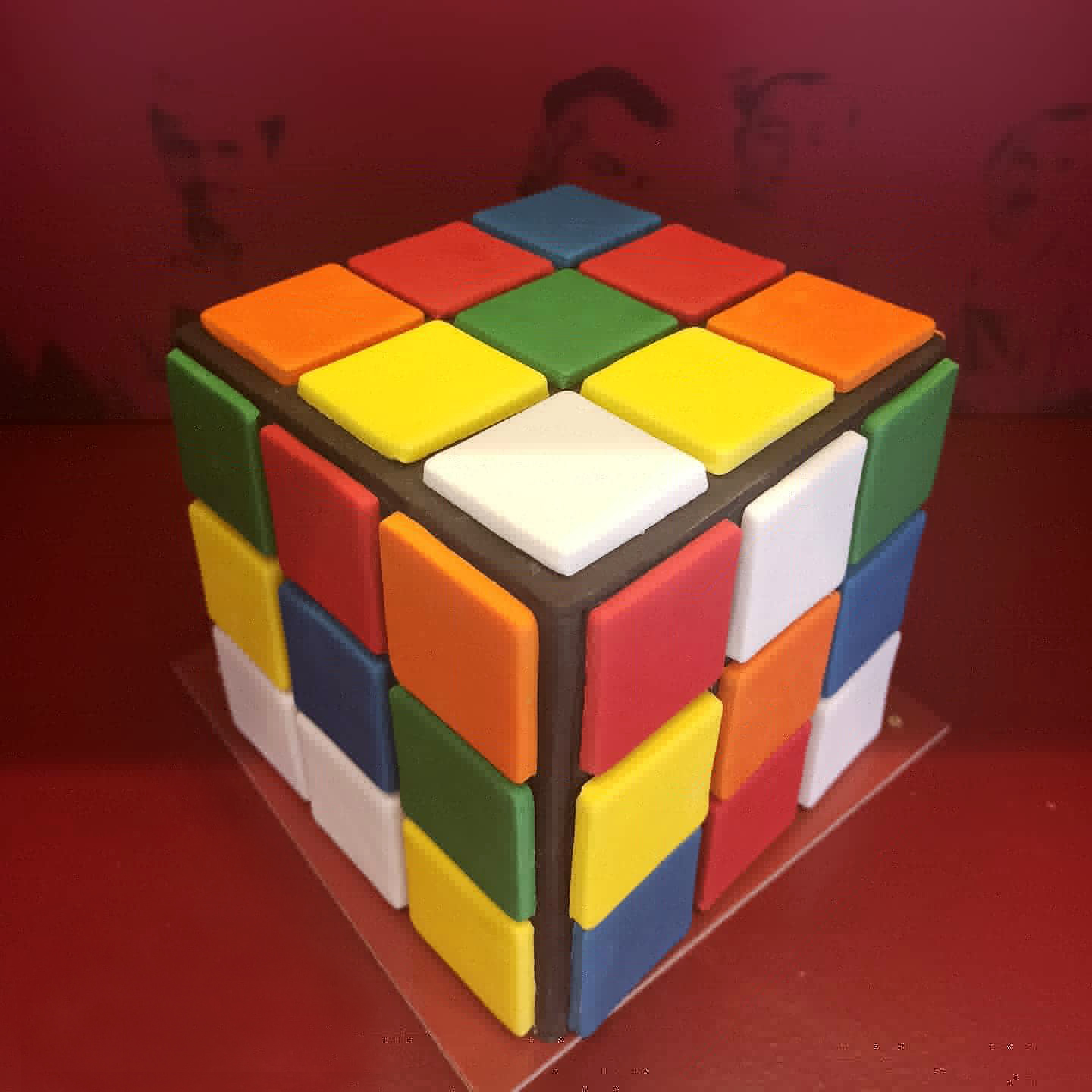 Τούρτα κύβος του rubik